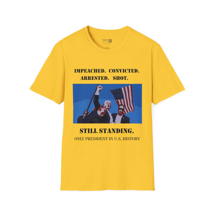 Donald Trump Still Standing Gildan64000 T-shirt