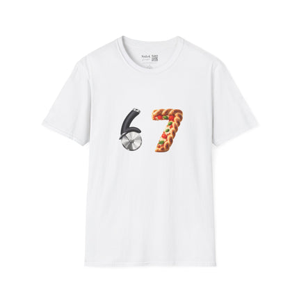 Pizza & Pizza Cutter '67' T-Shirt — Funny Pizza Lover Graphic Tee
