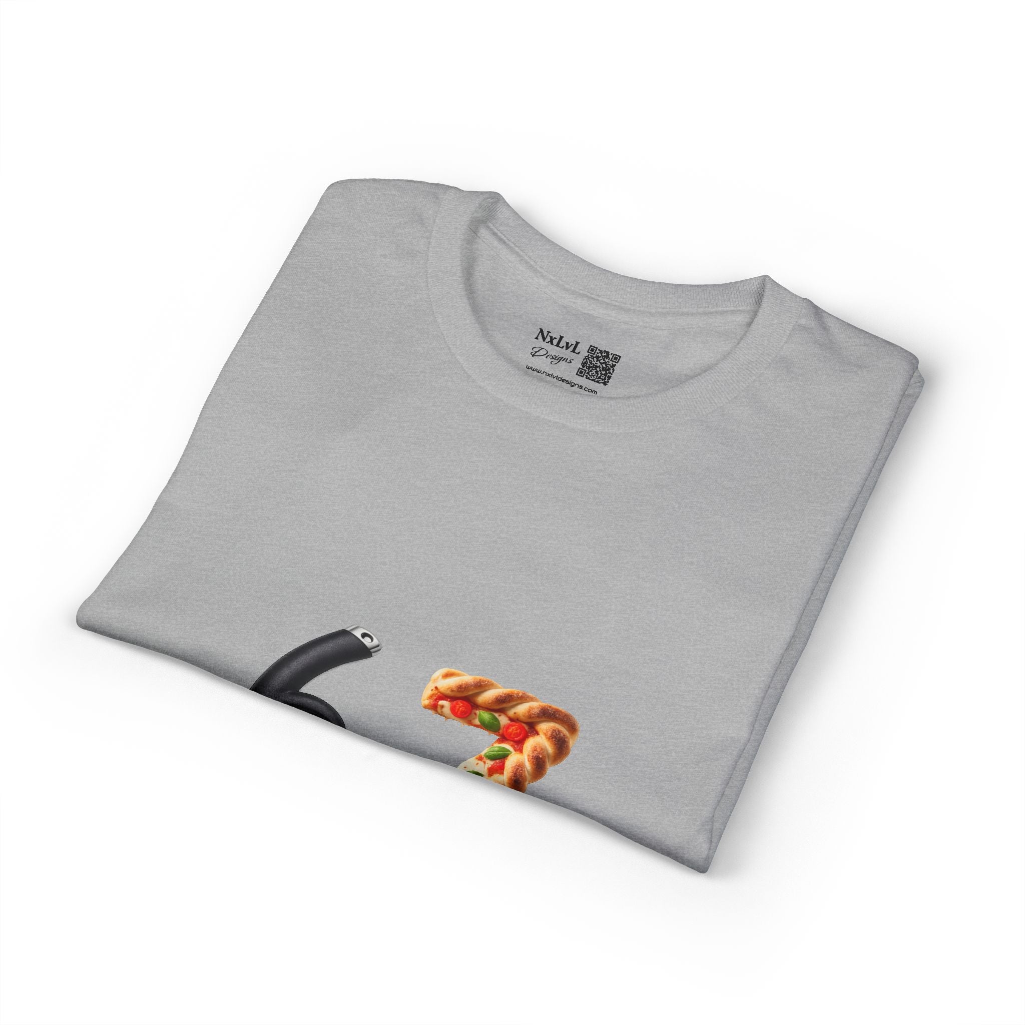 67 Pizza Slice & Wheel Graphic T-Shirt