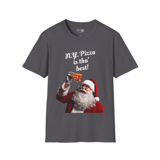 Santa eating a roni slice shirt