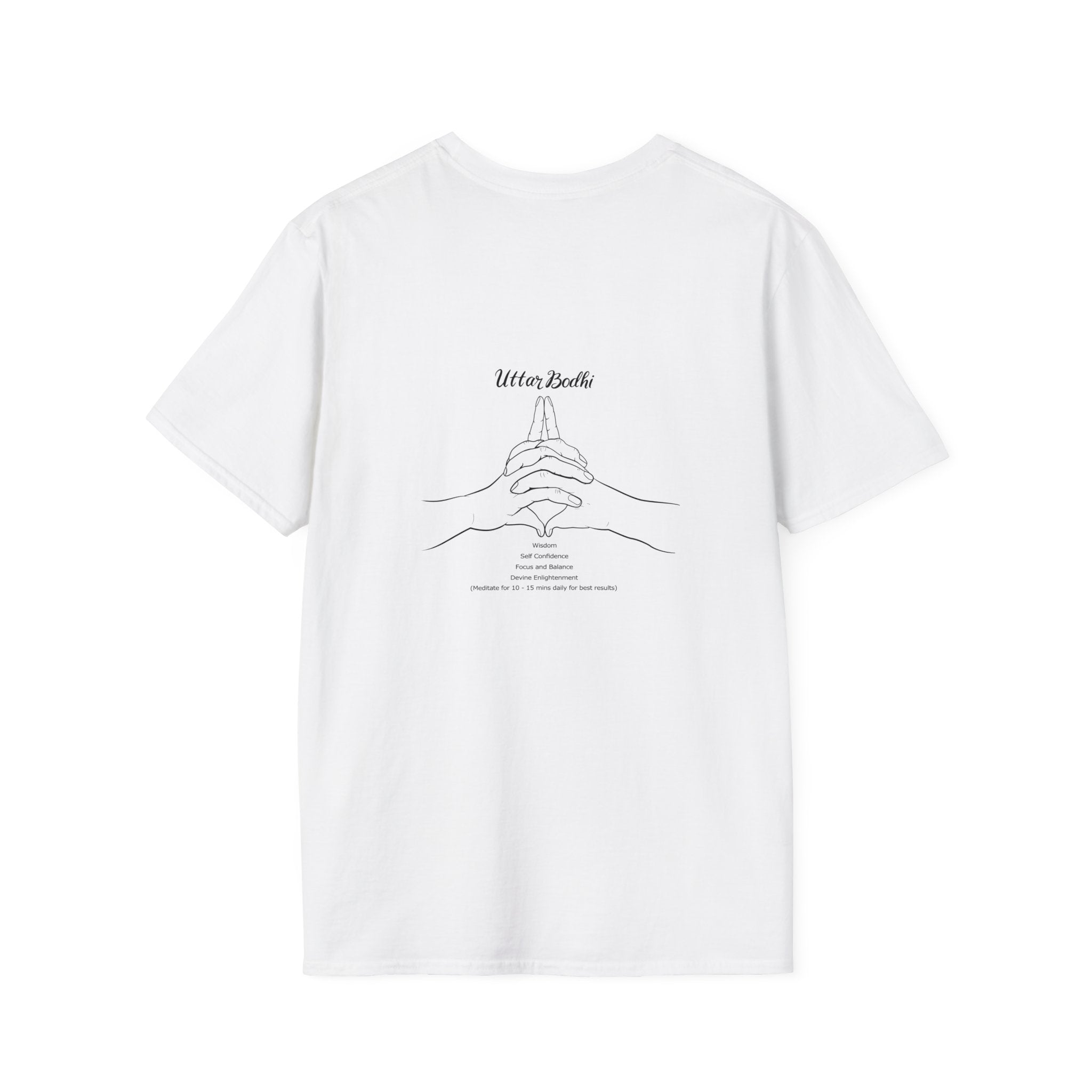 Uttara Bodhi Meditating Mudra - Unisex Gildan64000 T-shirt