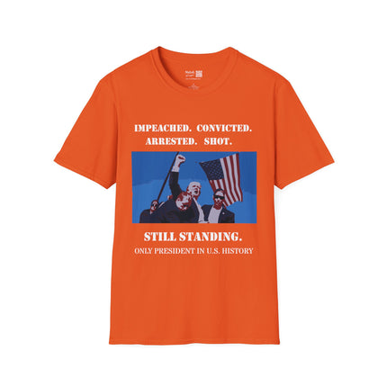 Donald Trump Still Standing Gildan64000 T-shirt