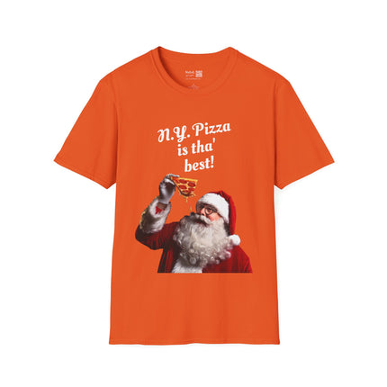 Santa eating a roni slice shirt