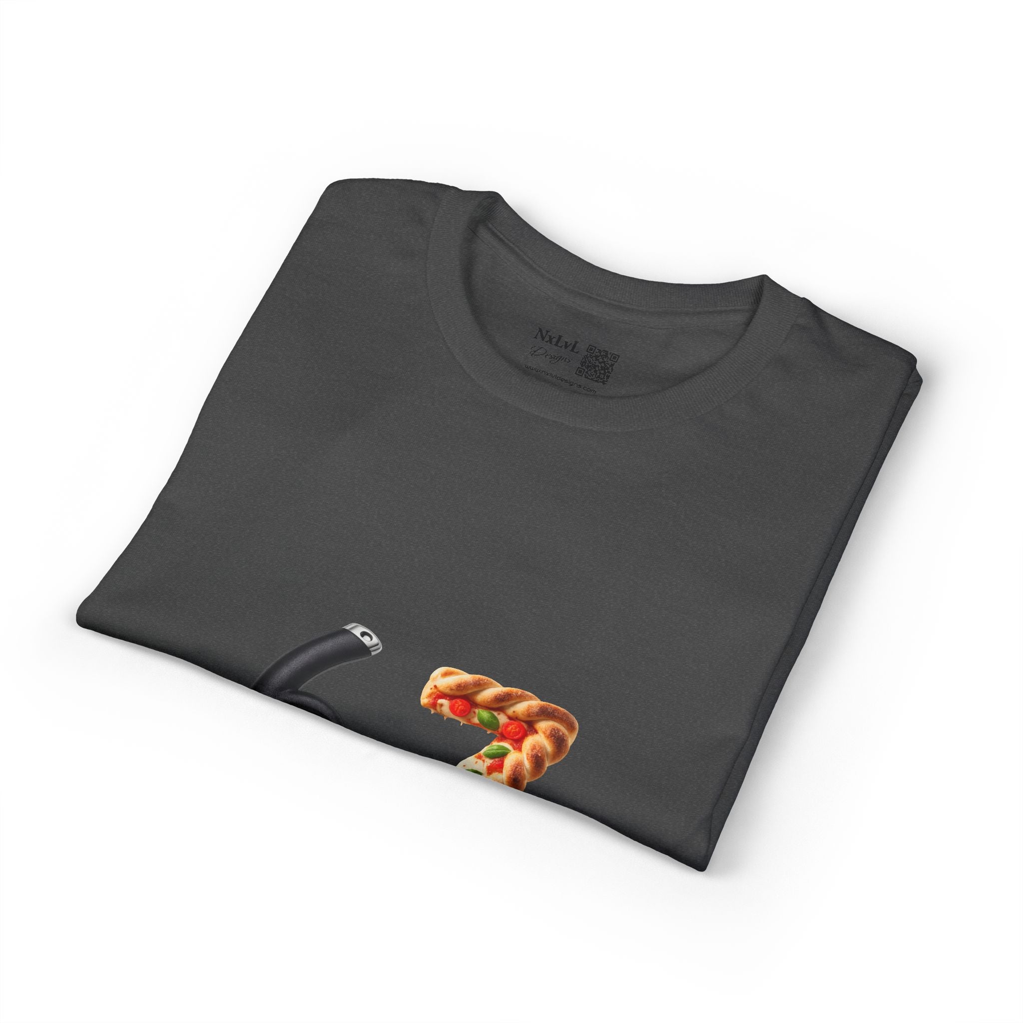 67 Pizza Slice & Wheel Graphic T-Shirt