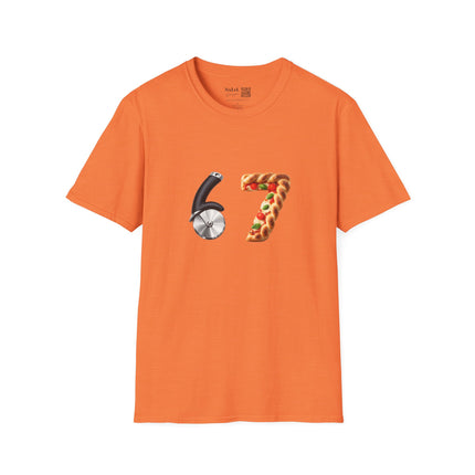 Pizza & Pizza Cutter '67' T-Shirt — Funny Pizza Lover Graphic Tee