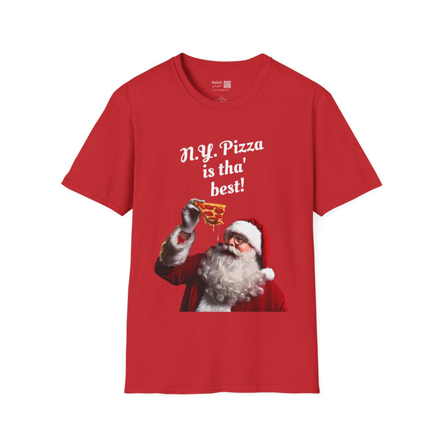 Santa eating a roni slice shirt