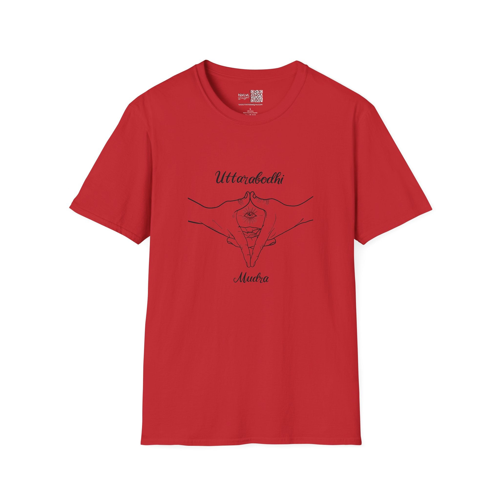 Uttara Bodhi Meditating Mudra - Unisex Gildan64000 T-shirt