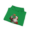 Santa Eating Pepperoni Pizza Hoodie