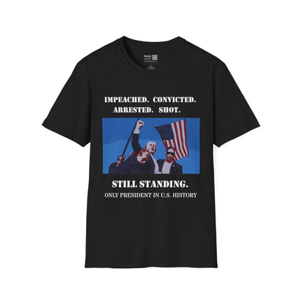 Donald Trump Still Standing Gildan64000 T-shirt