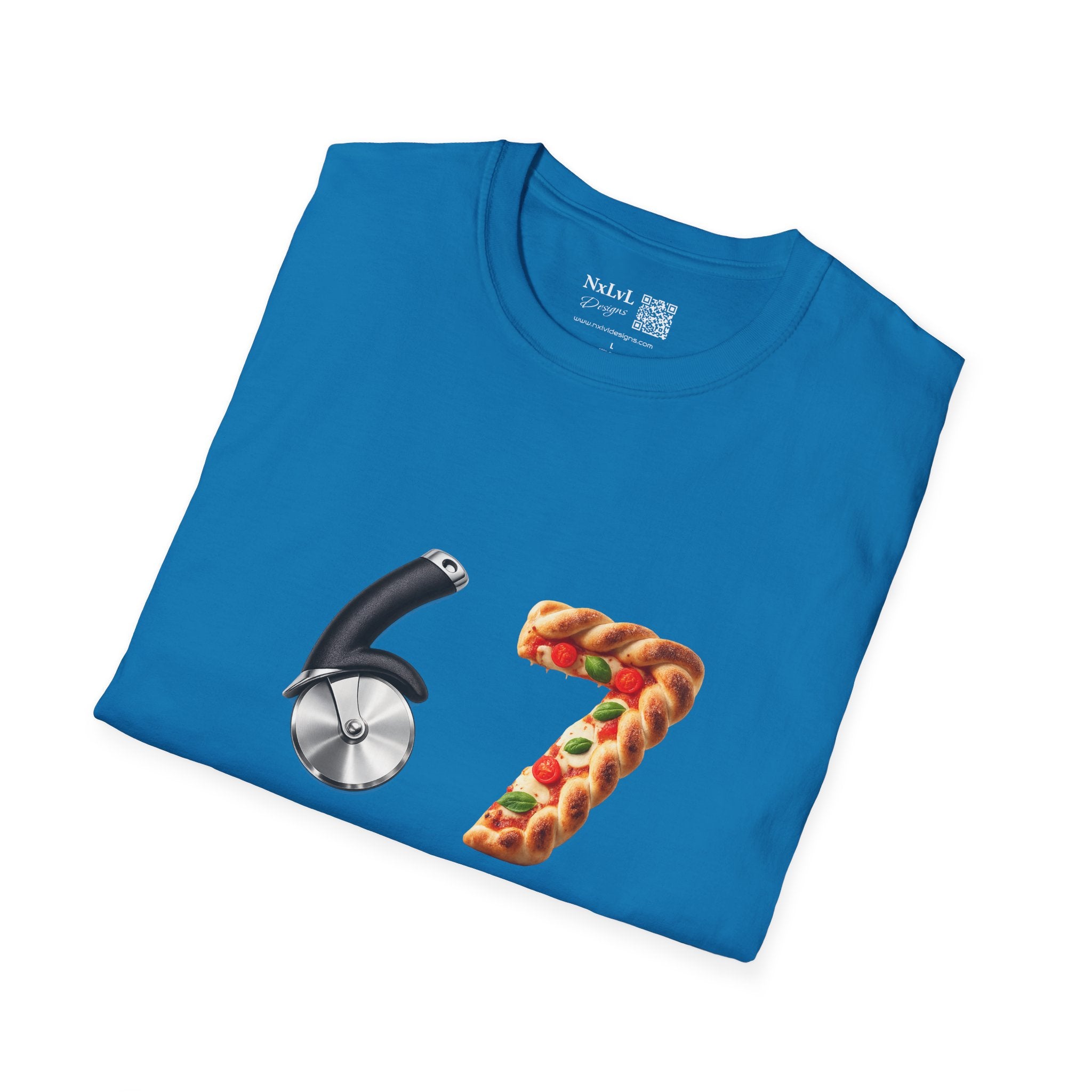 Pizza & Pizza Cutter '67' T-Shirt — Funny Pizza Lover Graphic Tee
