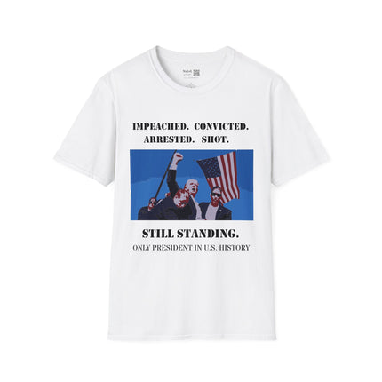 Donald Trump Still Standing Gildan64000 T-shirt